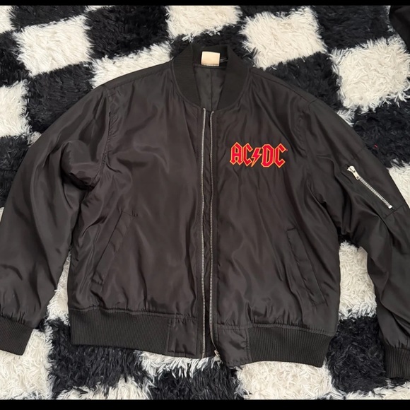 Forever 21 | Jackets & Coats | Bomber Forever 2 Jacket Acdc1981 World ...